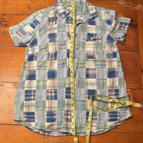 JCrew Plaid Patchwork Shirt - Picture 8 of 8